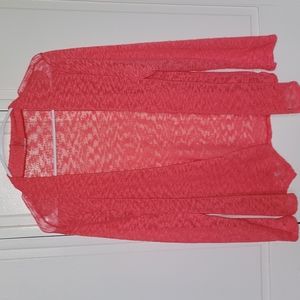 Pinkish-coralish cardigan